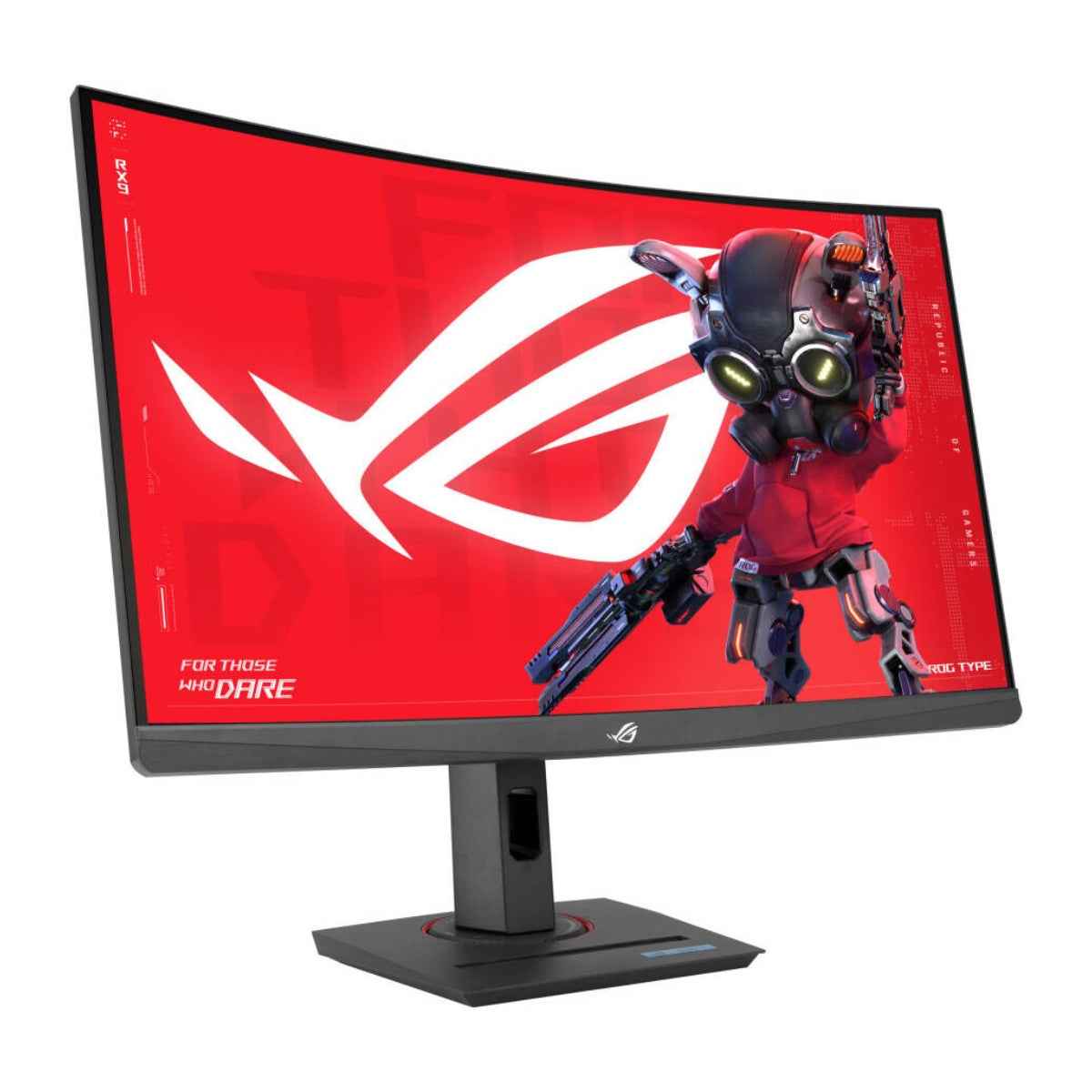 ASUS XG27WCS ROG Strix 27" USB Type-C Gaming Curved Monitor, WQHD Fast VA Display, 180Hz Refresh Rate, 1ms (GtG) Response Time, NVIDIA G-Sync & AMD FreeSync Technology, Black | 90LM09P1-B01370