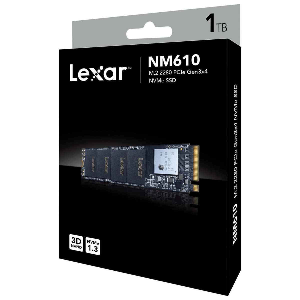 Lexar NM610 500GB M.2 NVMe Internal SSD – 2100MB/s Read, 1600MB/s Write, 250TBW Endurance