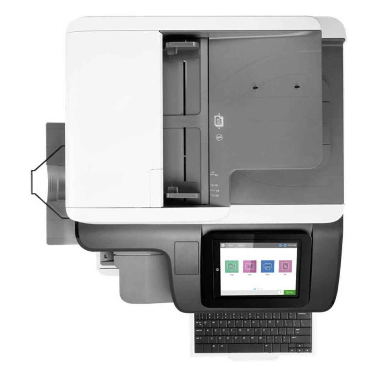 HP Color LaserJet Enterprise Flow MFP 776zs, Print, Scan, Copy & Fax, 9" Touchscreen, Up to 45 PPM, 1200 × 1200 dpi, USB, Ethernet & Wi-Fi, White | T3U56A
