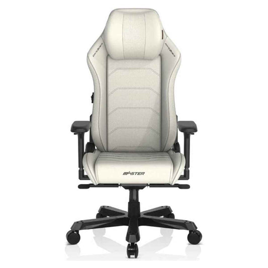 DXRacer 1238S Master Series Gaming Chair | Microfiber Leather Upholstery | 4D Adjustable Armrests | Multi-Functional Tilt Mechanism | High-Density Mold Shaping Foam | XL Size | Black / White