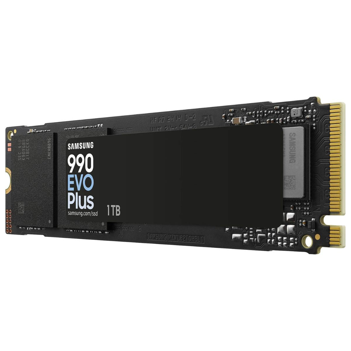 Samsung 990 EVO Plus Internal SSD – 1TB, PCIe Gen 4.0 x4 / Gen 5.0 x2, NVMe 2.0, Up to 7,150 MB/s Read & 6,300 MB/s Write