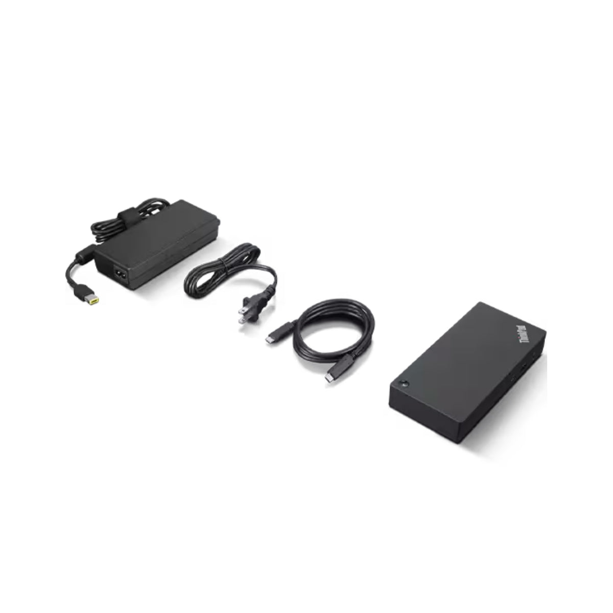 Lenovo ThinkPad Universal USB-C Docking Station, 65W Output Power, 2x 3840x2160 @60 Hz Refresh Rate, Gigabit Ethernet, 2xDisplay Ports, 1xHDMI, 4xUSB Ports, Black