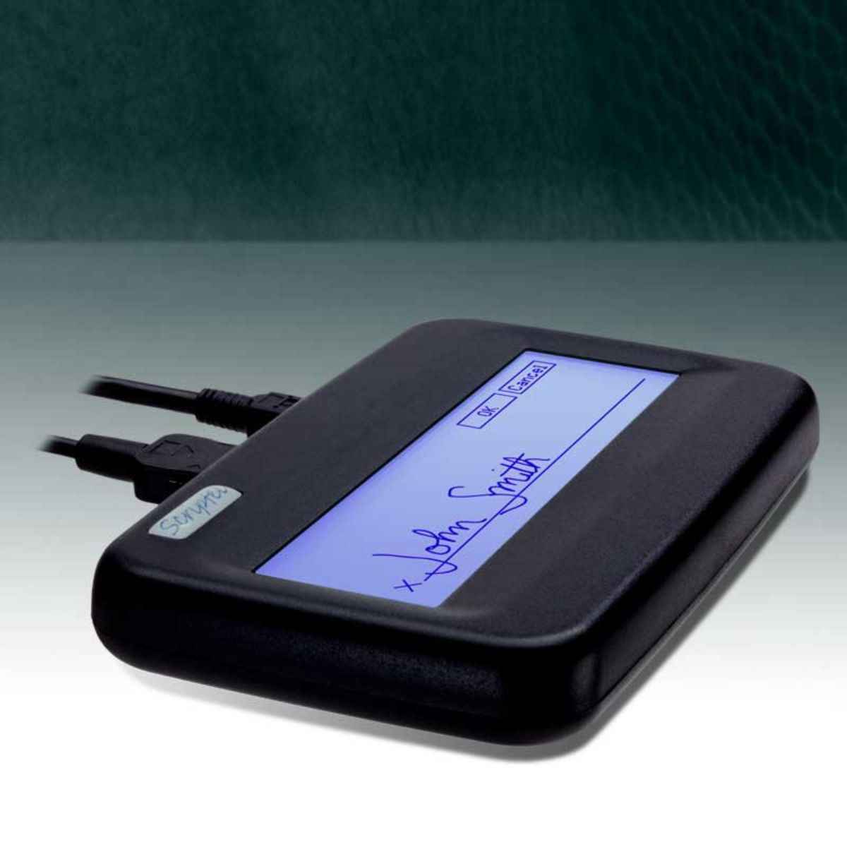 Scriptel ST1550-6FT ProScript Compact LCD Signature Capture Pad – 1x5 Display, Electronic Signature Input, USB Connectivity