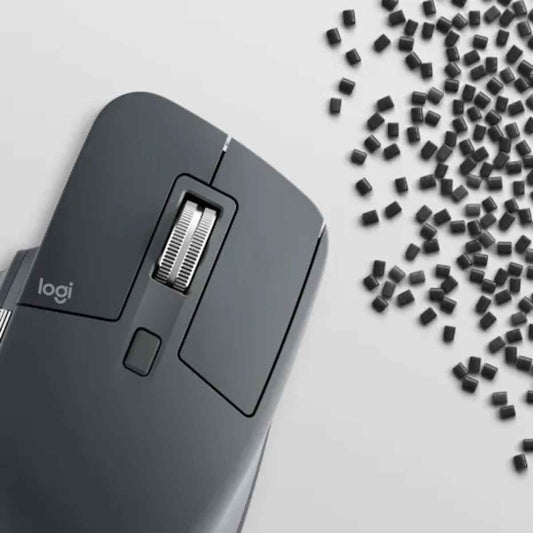 Logitech MX Master 3S Wireless Performance Mouse, With Ultra Fast Scrolling, 7 Buttons, 8000 DPI Resolution, Quiet Clicks, USB-C, Bluetooth, 10m Operating Distance, - Black