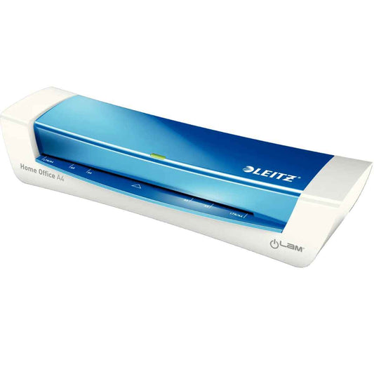 Leitz iLAM A4 Home Office Laminator – 80–125 Micron, Fast Warm-Up | Green, Blue, Gray, pink color