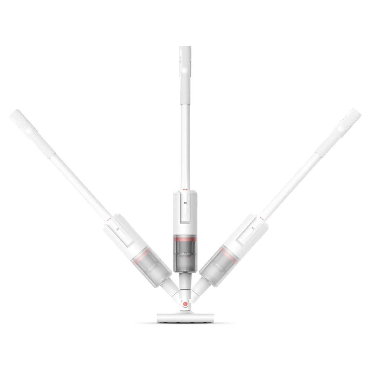 Deerma DX888 3-in-1 Portable Vacuum Cleaner, With 18000Pa Strong Suction Power, 500ml Dust Bag, Handheld Vacuum, Side Cyclone Duct System, Slim Model Structure, White