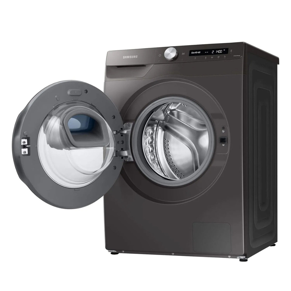 Samsung Front Load Washing Machine WW80T554DAN 8Kg, 1400 RPM, Eco bubble™, 15 Quick Wash, Color Grey (International Version)