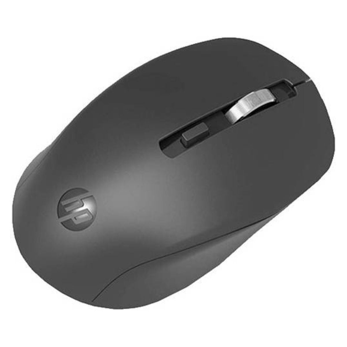 HP S1000 Plus Wireless USB Mouse, 2.4GHz Wireless Dongle, Up to 1600 DPI, Optical Sensor, Ambidextrous Design, Silent Clicks Black | 7YA12PA