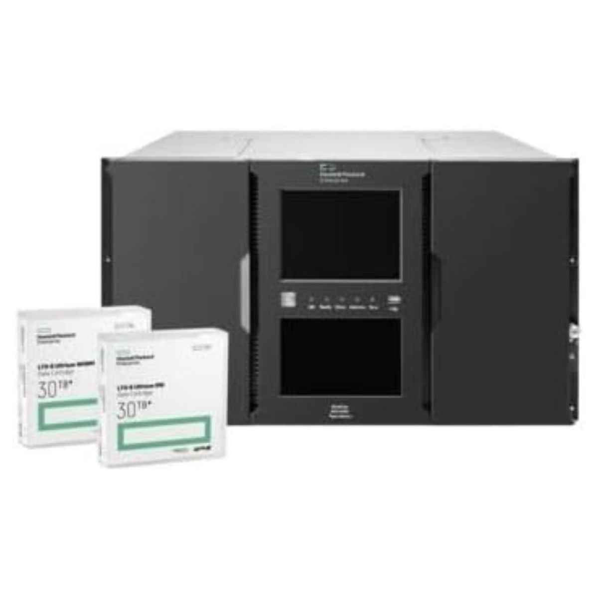 HPE 30TB LTO-8 Ultrium RW Data Cartridge, 12TB Native Capacity, Up to 700 MB/s Transfer Speed, FIPS 140-2 Level 1 Encryption, Rewritable