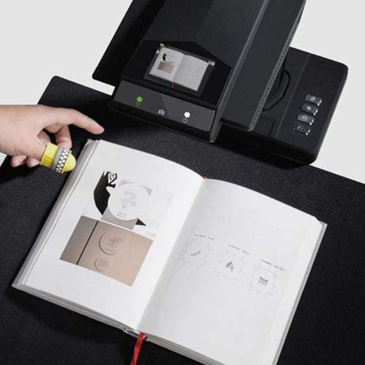 CZUR ET18 Pro Professional Document Scanner, 2nd Gen Auto-Flatten, Deskew Tech, 18MP Sony Camera, Capture A3, 186 Languages OCR, Convertable to PDF/Searchable PDF/Word/Tiff/Excel