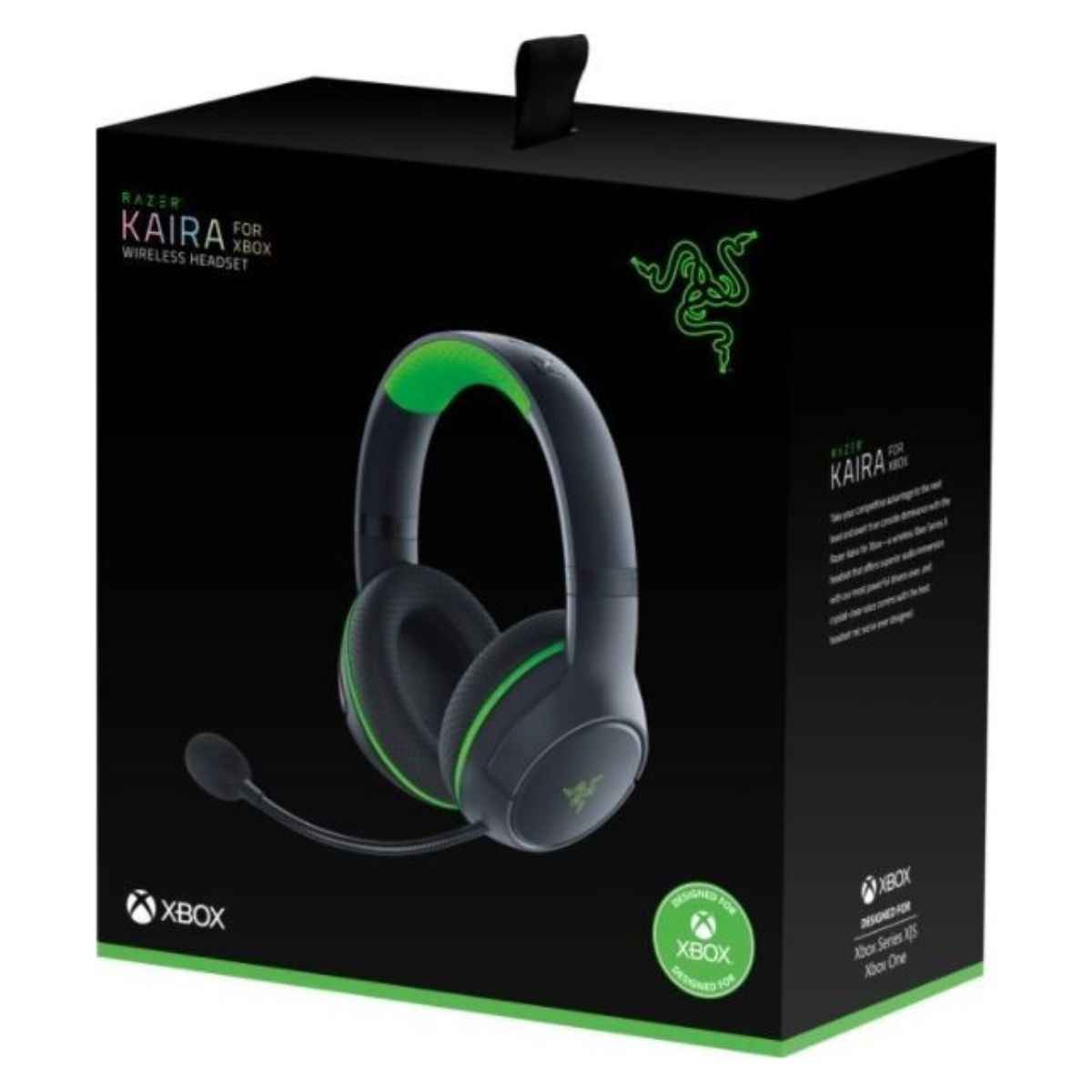 Razer Kaira Wireless Gaming Headset for Xbox Series X|S, 2.4GHz & 5GHz Wireless Connectivity, 10m Range, High-Performance Gaming Audio, Black | RZ04-03480100-R3M1 (Box Damage Unit)