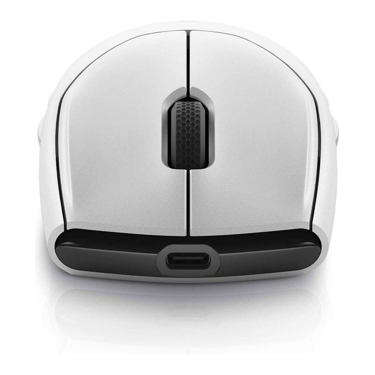 Dell Alienware AW720M Tri-Mode Wireless Gaming Mouse, 2.4GHz Wireless, BT 5.1, 26000 DPI, 8 Programmable Buttons, Magnetic Snap Charging Adapter USB-A to USB-C Cable, Lunar Light | AW720M-WHT