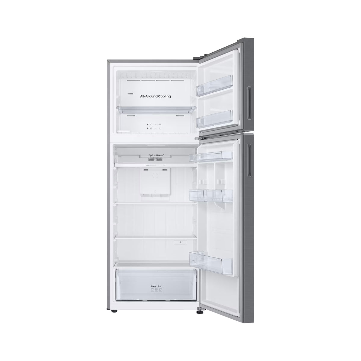 Samsung RT6300C 460 Liters Top Mount Freezer Refrigerators RT47CG6406S9AE Silver Color with Optimal Fresh+, SpaceMax