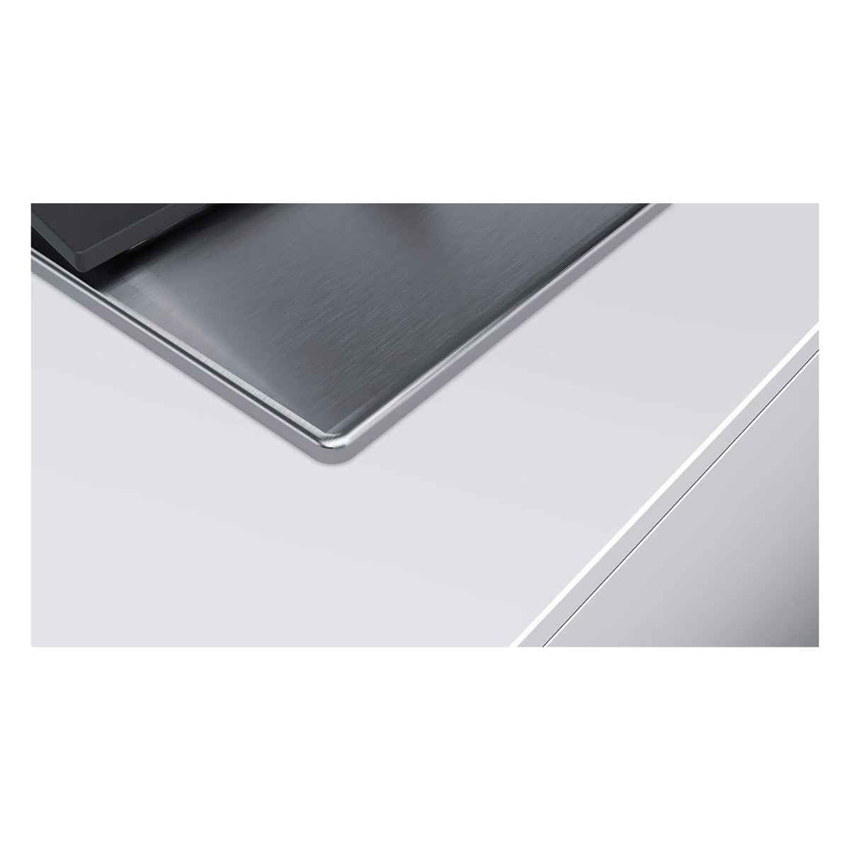 Siemens iQ500 Built In Gas Hob EC6A5PB90M With Sabaf Burners, 60CM Width, German Engineering, StepFlame Technology, Cast Iron with Rubber Feet Pan Support, Stainless Steel