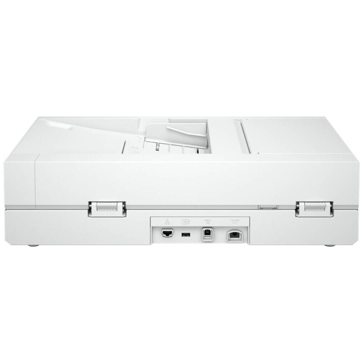 HP ScanJet Enterprise Flow N6600 fnw1 Scanner, Up to 1200 dpi, Up to 50 ppm/100 ipm Speed, Fast 2-Sided Scanning, 100 Sheets ADF Capacity, WiFi Connect, USB 3.0. White | 20G08A