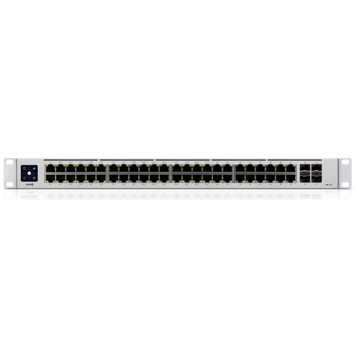Ubiquiti UniFi USW-48-POE Managed Switch | 48-Port Gigabit PoE+ Switch | 195W PoE Budget | Layer 2 Management | USW-48-POE