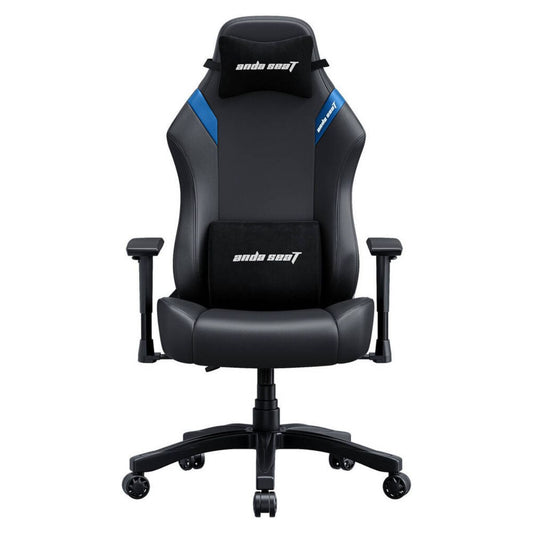 AndaSeat Luna Series Gaming Chair – Fabric Linen, 1D Armrest, Class 4 Gas Lift, 90°–160° Recline - Black, Black/Blue, Black/Red, Gray
