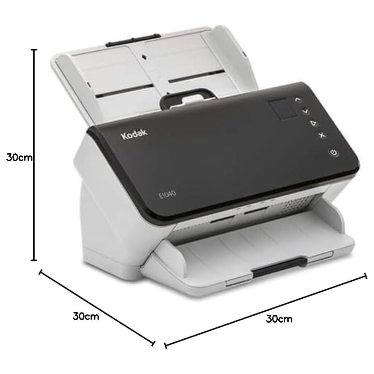 Kodak Alaris E1040 Scanner, 40ppm/80ipm Speed, 600dpi Optical Resolution, Up to 80 Sheets Feeder Capacity, Up to 5,000 Pages Per Day, White/Black | 8011892