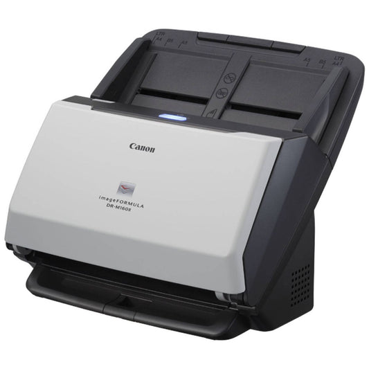 Canon imageFORMULA DR-M160II Desktop Scanner, CMOS CIS 1 Line Sensor, 600 DPI Resolution, Up To 120 IPM Scanning Speed, High speed USB 2.0 Interface, 75 Sheets Feeder Capacity | 9725B003AH