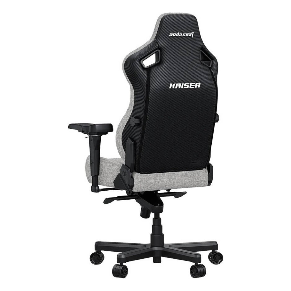 AndaSeat Kaiser 4 Series XL – Premium Gaming Chair (Linen Fabric, Grey)