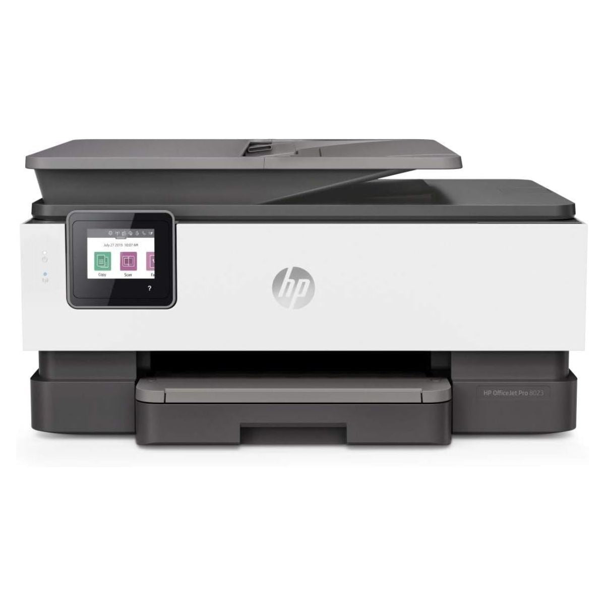HP OfficeJet Pro 8023 All-in-One Printer, Print Copy Scan Fax, Wireless Connectivity, Automatic Duplex Printing, White | 1KR64B (Used Unit with Box)