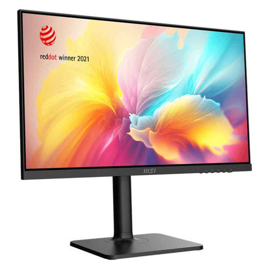 MSI Modern Business Productivity Monitor, 24" IPS Display, 100Hz Refresh Rate, FHD Resolution, 1ms (MPRT) Response Time, Adaptive-Sync Support, Built-In Speaker, Black