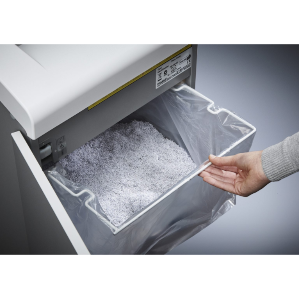 Dahle Departmental Shredder Model 606 | Heavy-Duty Cross-Cut | Professional Document Shredder | 86.5 × 54.5 × 43.5 cm | White | DHL 40330-06955