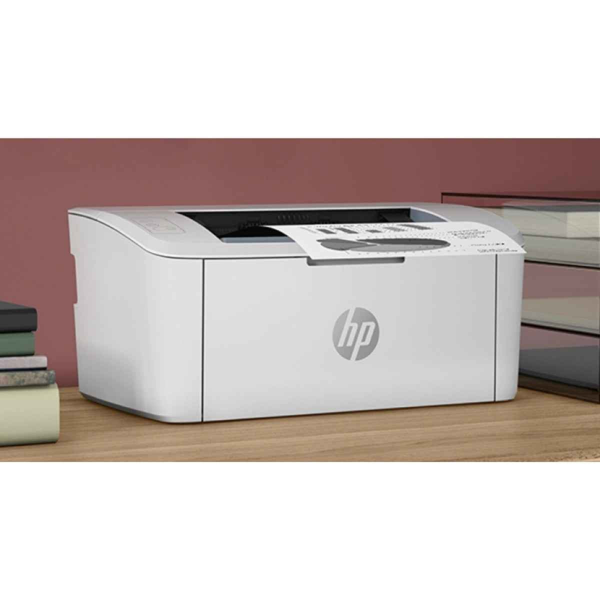 HP LaserJet M111w Black & White Multifunction White Printer, Print speed up to 20 ppm, 100 Sheets Output Capacity, 8000 Pages Monthly Cycle, USB / Wireless Connectivity, Perfect for Home