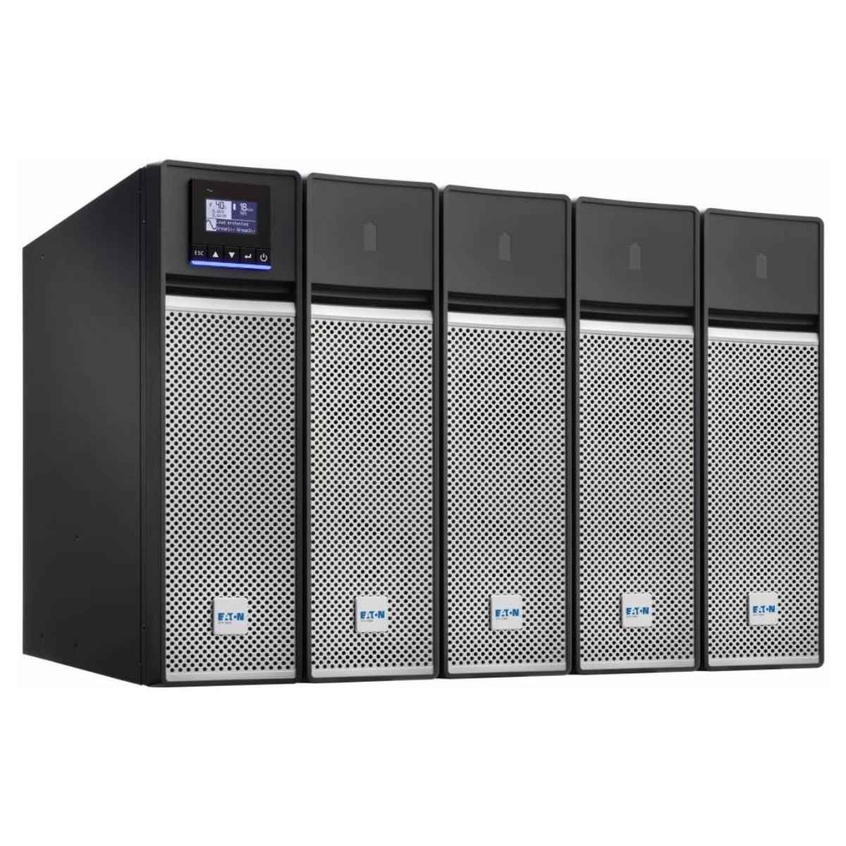 Eaton 5PX3000IRT3UG2 5PX Gen2 UPS, 3000VA / 3000W Capacity, Line Interactive Topology, 230V Output Voltage, 50-60 Hz Operational Frequency, Black/silver | 5PX3000IRT3UG2