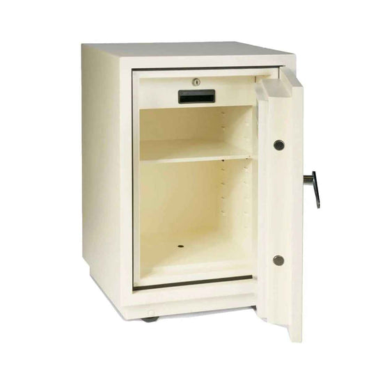 Valberg FRS-66 KL Fire Resistant Safe, 2 Key Locks, 75kg - Office Dual Key Locks, White