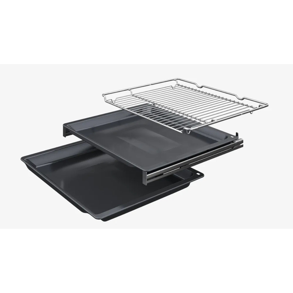 Siemens iQ700 60 cm Home Connect Built in Electric Oven with Fan, 15 Cooking Functions, HB778GNB1M