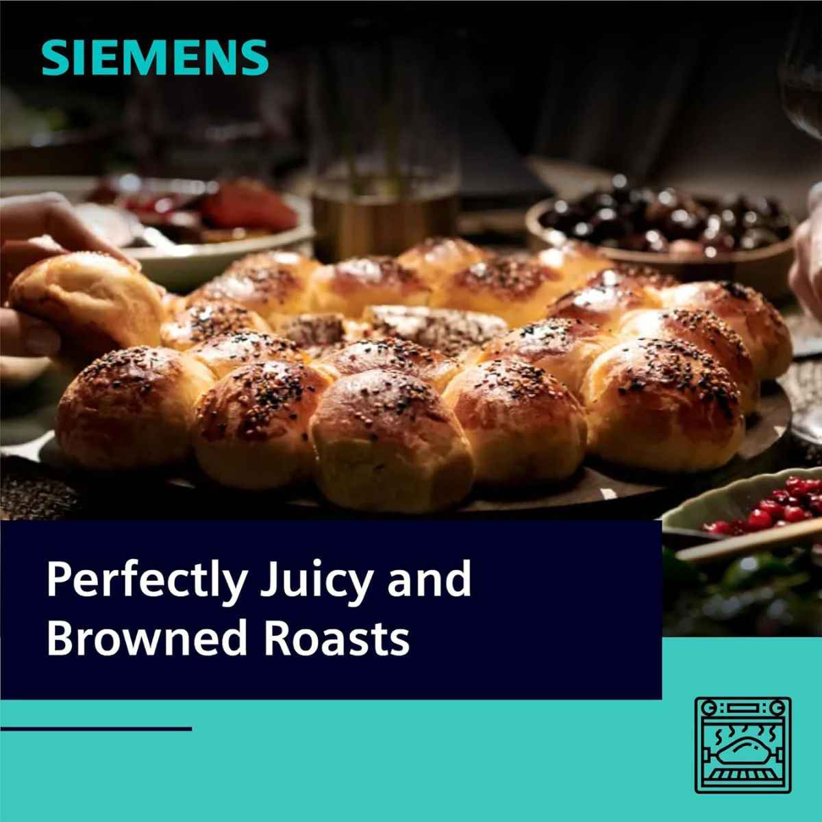 Siemens HK9K9V850M iQ700 Free-Standing Electric Range Cooker, 112L Usable Volume, 5 Ceramic Cooking Zones, Integrated Cooling Fan, Residual Heat Indicators, Stainless Steel