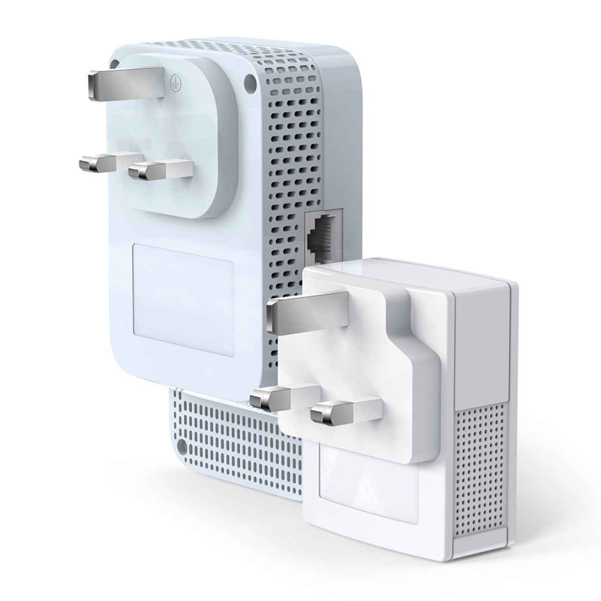 TP-Link AV1000 AC Wi-Fi Kit, Gigabit Ethernet Ports, UK Plug, 300m Range, HomePlug AV2, Plug & Play, White | TL-WPA7517KIT