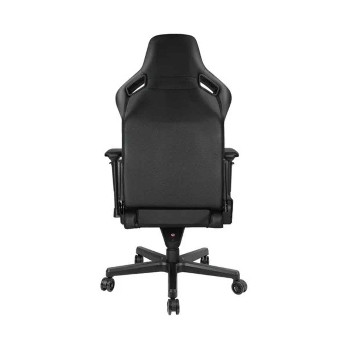 AndaSeat Dark Knight Premium Gaming Chair, Frog seat tray big memory lumbar pillow big memory headrest pillow 65mm casters black aluminum base, carbon pvc - Black
