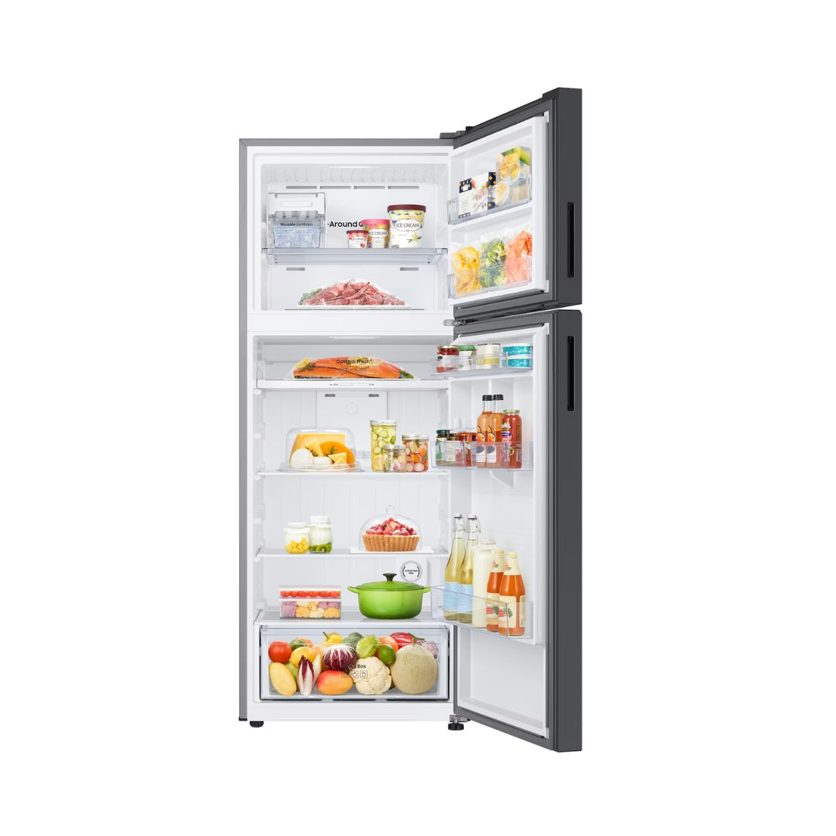 Samsung RT6300C 460 Liters Bespoke Top Mount Freezer Refrigerators RT47CB664622AE with SmartThings AI Energy Mode, SpaceMax™ and Optimal Fresh