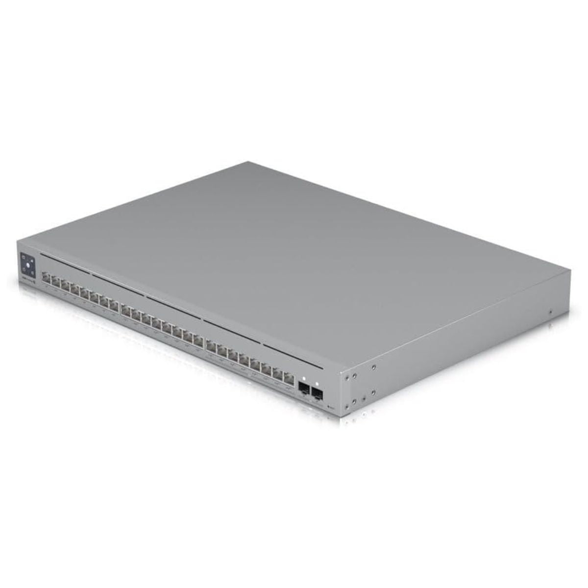 Ubiquiti Networks Pro Max 24-Port 2.5G / 1G Mgd Network Switch, 112 Gb/s Switching, Layer 3 Features, 1.3" Touchscreen, DC Power Backup Ready, 16 x Gigabit ETH Ports (60W) | USW-PRO-MAX-24-POE-EU