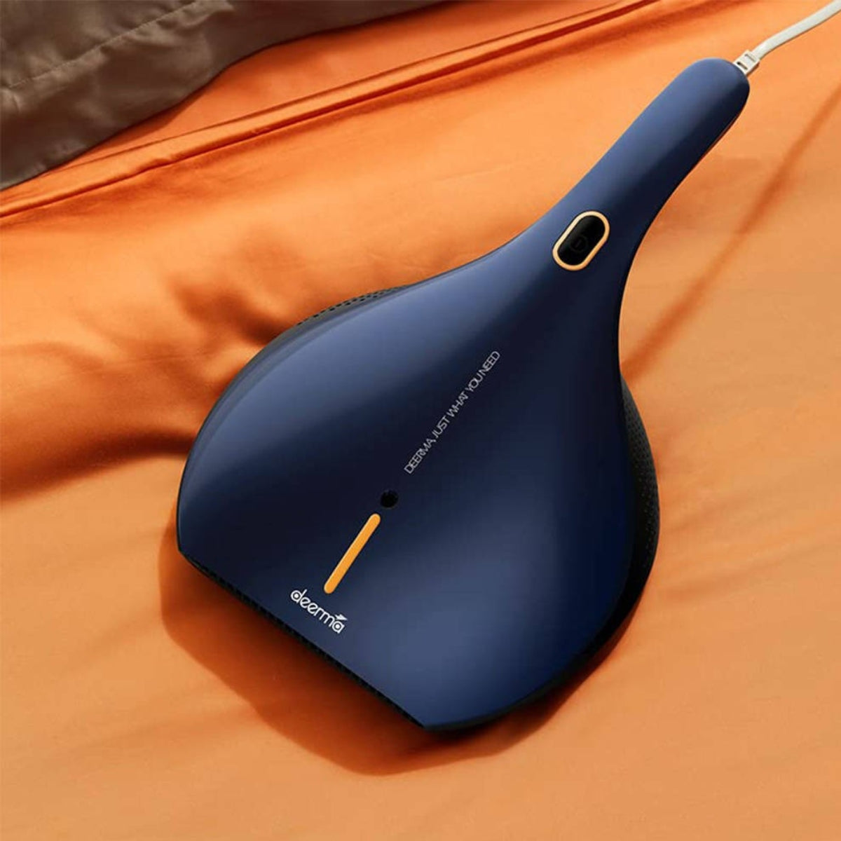 Deerma CM818 Blue, Dust Mite Vacuum Cleaner, With UV Light and HEPA Filter, For Bed And Sofa, 13kpa Super Suction, 50C Hot Wind, 7000 Min Vibration, Double Filter