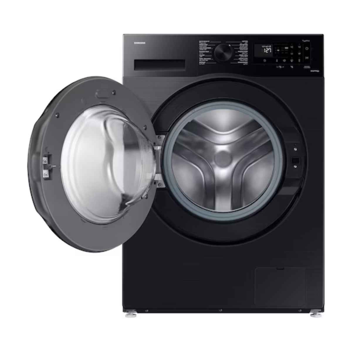Samsung WW5000C / WW90CGC04DABGU 9kg Front-Load Washing Machine — Eco Bubble™, AI Energy Mode, SmartThings, Black Caviar