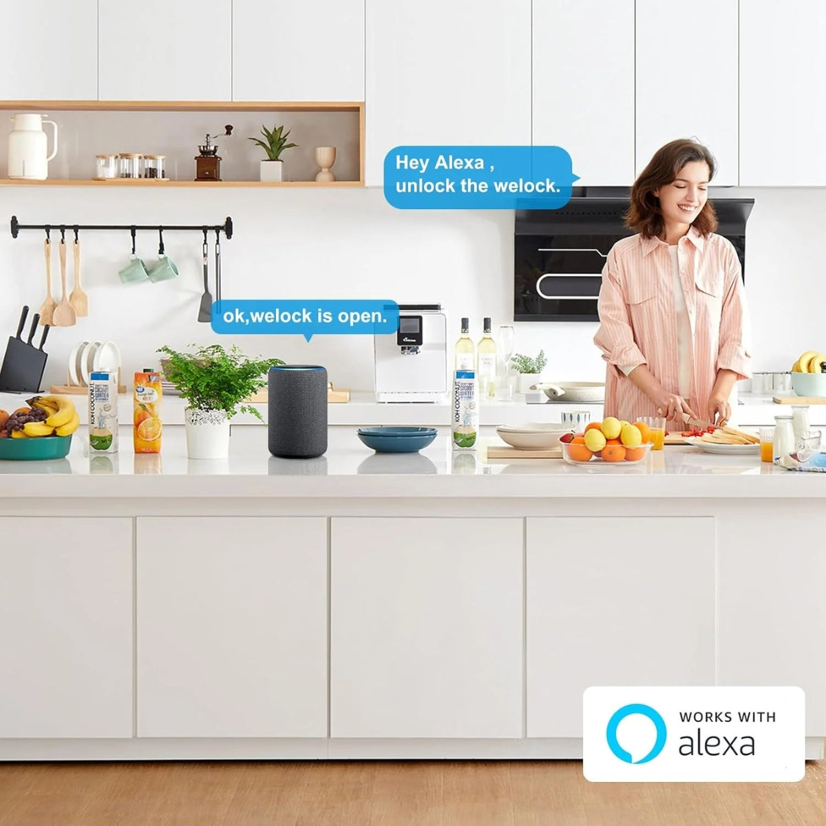 WeLock WiFi Gateway for Smart Locks – Remote Unlock Bridge & Smart Control Hub, App Connectivity, White | WIFIBOX3