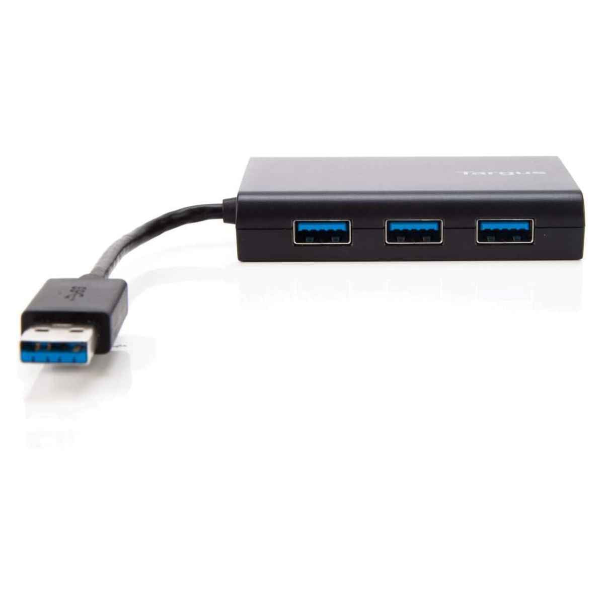 Targus USB 3.0 Hub with Gigabit Ethernet | Multi-Port USB Expansion | RJ45 Gigabit Ethernet | ACH122EUZ