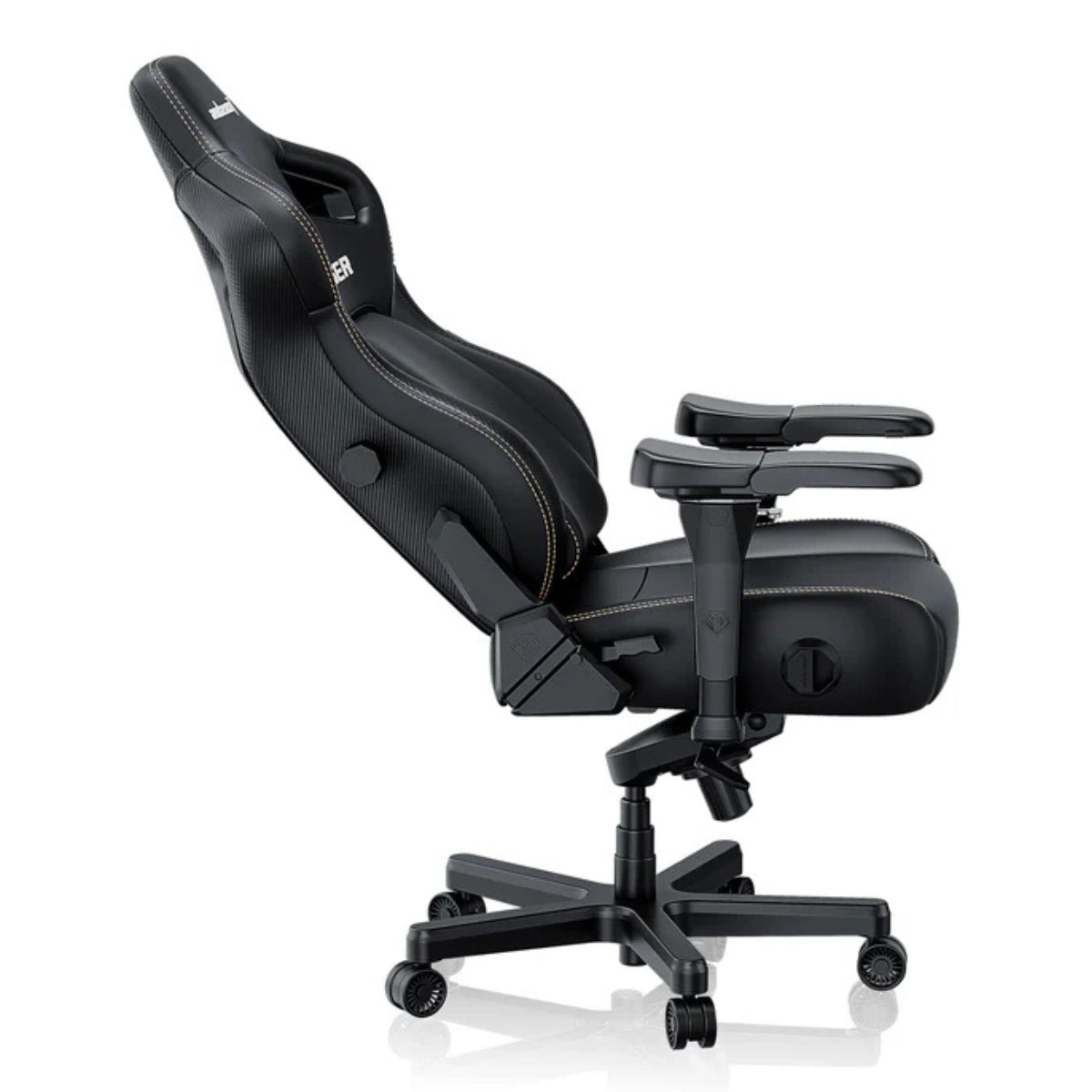 AndaSeat Kaiser 4 Series XL – Premium PVC Leather Gaming Chair (Elegant Black)