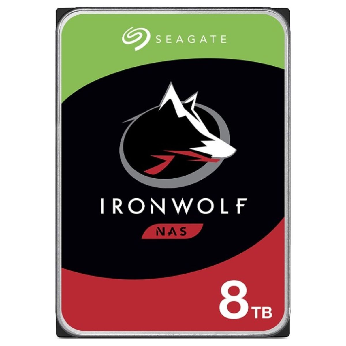Seagate IronWolf 8TB NAS Hard Drive 7200 RPM 256MB Cache SATA 6.0Gb/s CMR 3.5" Internal HDD for RAID Network Attached Storage | ST8000VN004