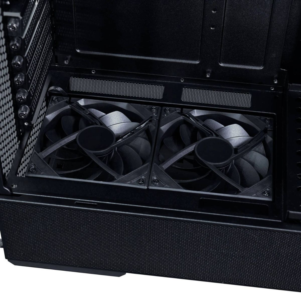 Lian Li Lancool 207 Digital Mid Tower PC Case, 6" LCD Display, 4x Pre-Installed Fans, 360mm Radiator Support, Tempered Glass, Black | LAN207DX