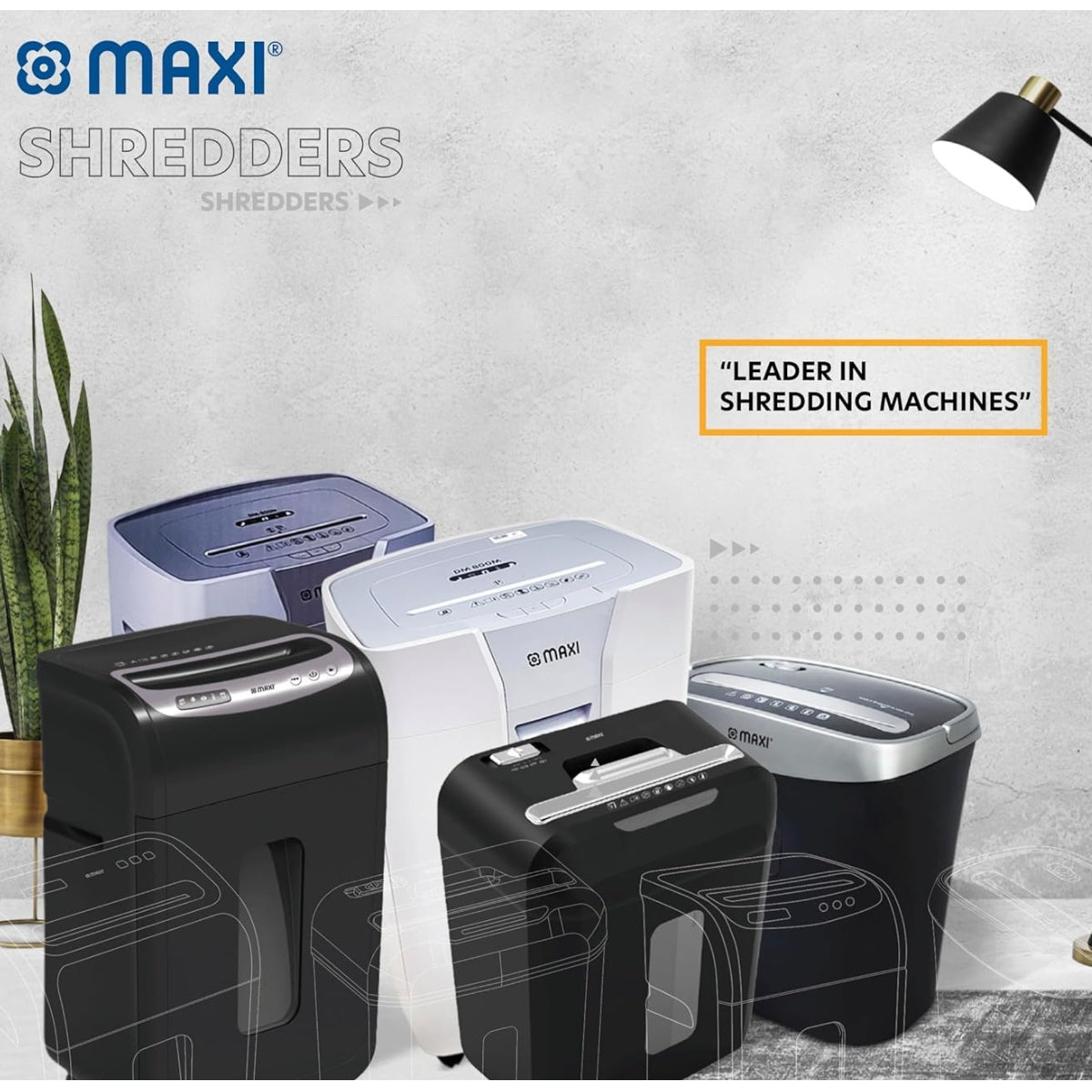 Maxi Cross Cut Shredder MX-DM180C – High Security Cross-Cut, 18-Sheet Capacity, 4×35mm Shred Size, 28L Bin, P-4 Security Level, Black