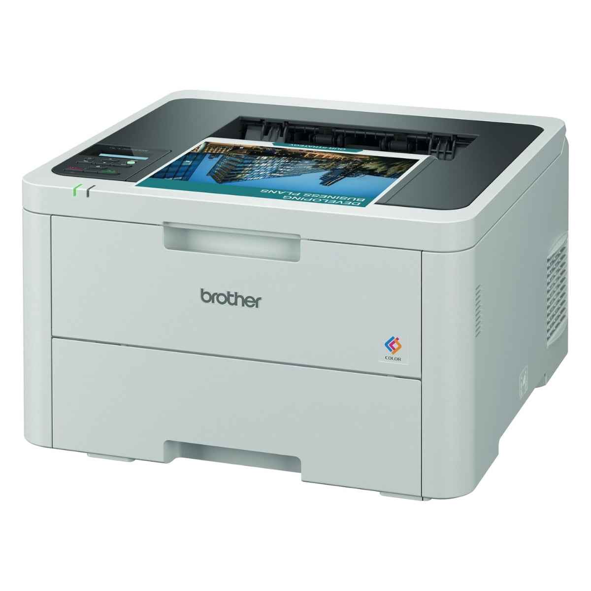 Brother HL-L3220CW Color Laser Printer, 19 PPM Print Speed, 2400 x 600 DPI, Up To 250 Sheets, USB, Wireless & Wi-Fi Direct | HL-L3220CW
