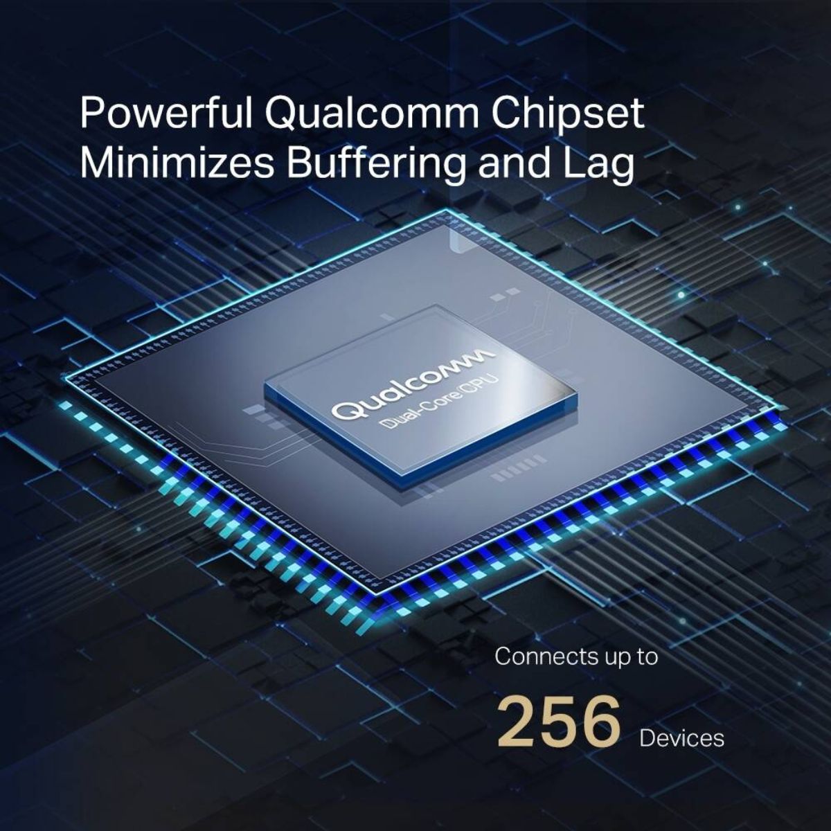 MERCUSYS MR80X AX3000 Dual-Band Wi-Fi 6 Router | 3000 Mbps | 160 MHz | 4× Gigabit Ethernet Ports | MU-MIMO | WPA3