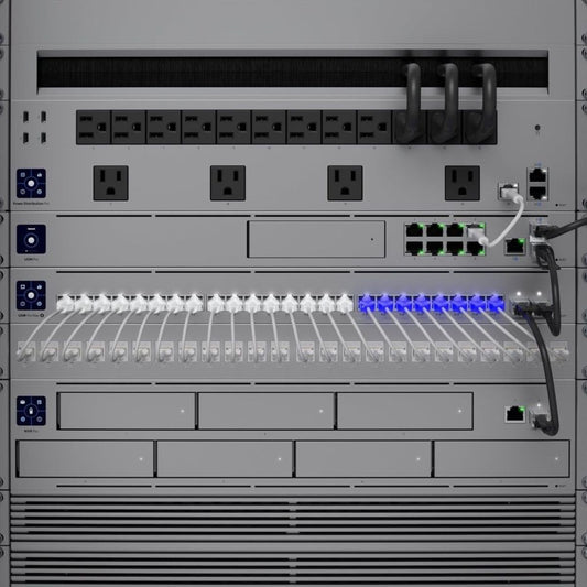 Ubiquiti Networks Pro Max 24-Port 2.5G / 1G Mgd Network Switch, 112 Gb/s Switching, Layer 3 Features, 1.3" Touchscreen, DC Power Backup Ready, 16 x Gigabit ETH Ports (60W) | USW-PRO-MAX-24-POE-EU