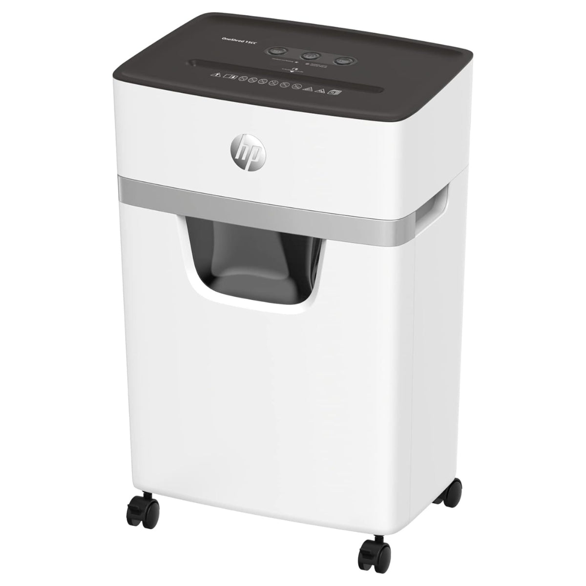 HP OneShred 15CC 2803 – Cross-Cut Paper Shredder (Up to 15 Sheets, P-4 Security)