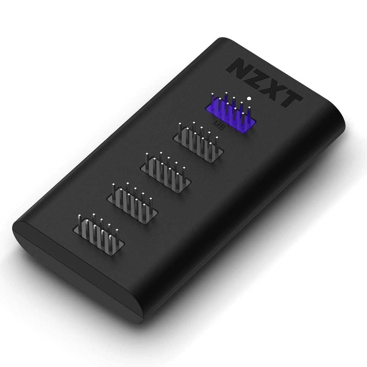 NZXT Internal USB Hub Gen 3 AC-IUSBH-M3 Additional 4 USB 2.0 Devices Magnets, 3M Dual Lock 5V DC internal Connector Black
