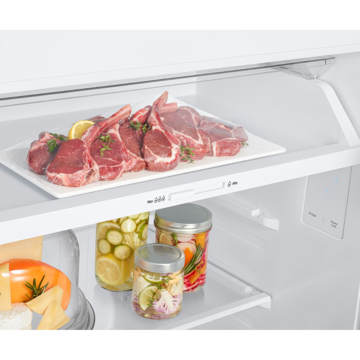 Samsung RT6300C 460 Liters Top Mount Freezer Refrigerators RT47CG6406S9AE Silver Color with Optimal Fresh+, SpaceMax